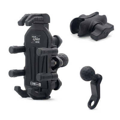 Motorcycle Phone Mount Shockproof Handlebar Holder