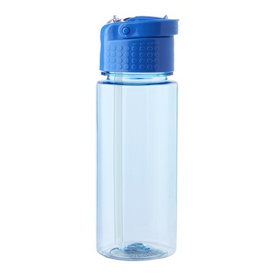 Transparent Plastic Water Bottle with Carrying Handle 17 oz