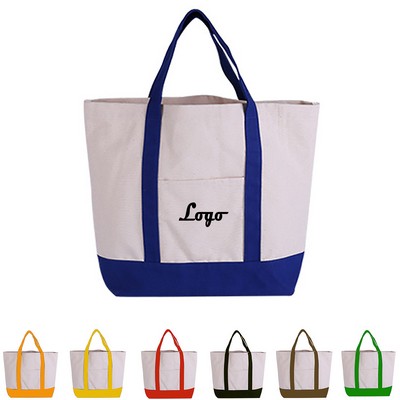 10Oz Cotton Canvas Boat Tote Bag