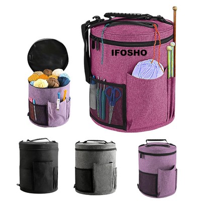 Large Capacity Portable Yarn Organizer Storage Bag