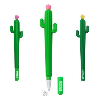 Cactus Pen With Flower