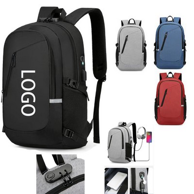 Usb Anti-Theft Large Capacity Laptop Backpack