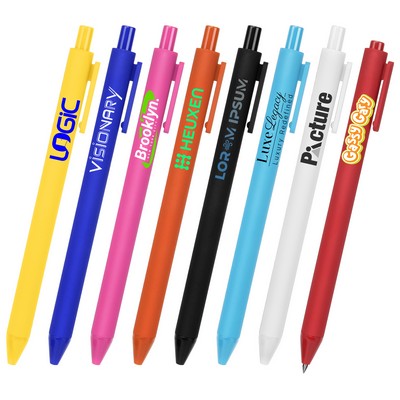 Soft Touch Retractable Gel Pen