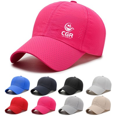 Quick Dry Breathable Mesh Baseball Cap