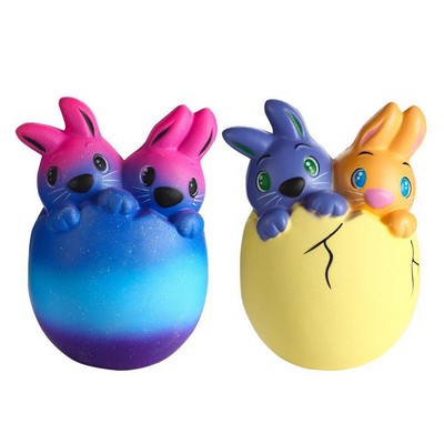 Easter Egg Double Bunny Stress Ball