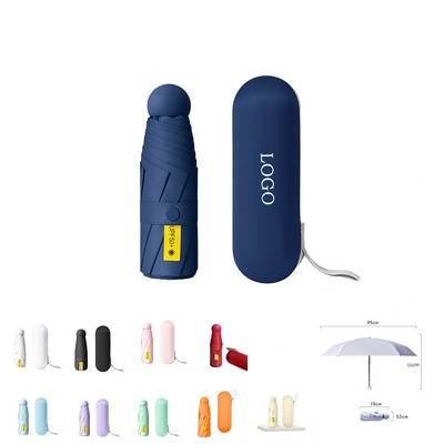 Mini Black Capsule Advertising Umbrella