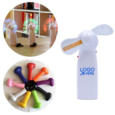 Hypnosis LED Pre Programmed Message Fan