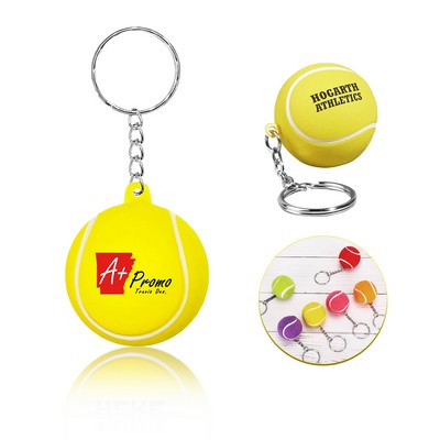 Tennis Stress Reliever Keychain