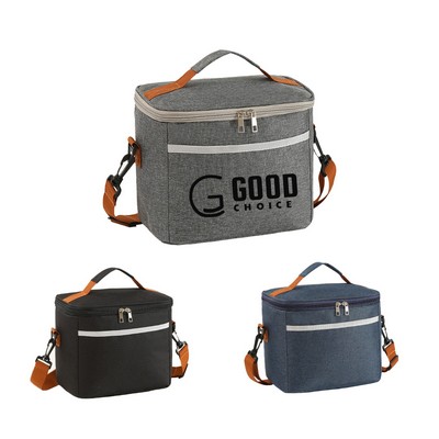 Diagonal Span Large Capacity Insulated Lunch Bag