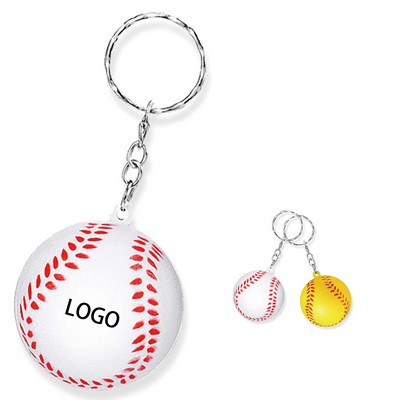 Mini Baseball Keychains