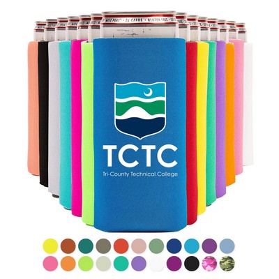 Slim Neoprene Can Cooler (3 Sided Imprint)