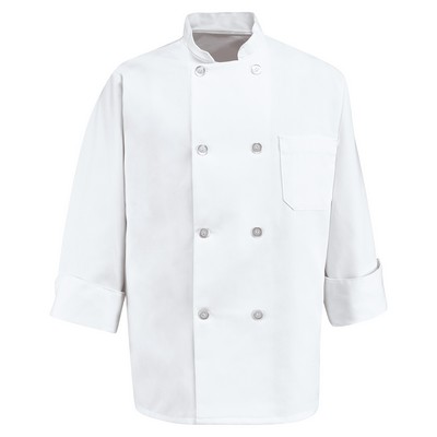 Red Kap® Eight Pearl Button Chef Coat