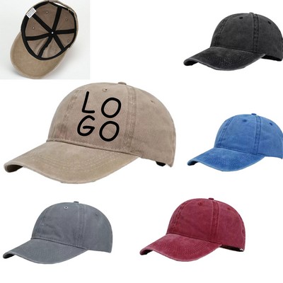 Cotton sun protection baseball cap