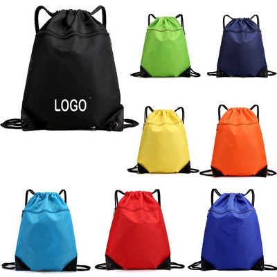 Drawstring Backpack Pocket Bag