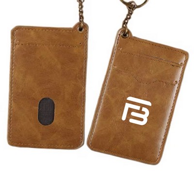 Key Chain Access Card Holder