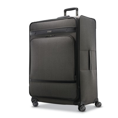 Hartmann Herringbone Deluxe Extended Journey Expandable Spinner Luggage - Black Herringbone