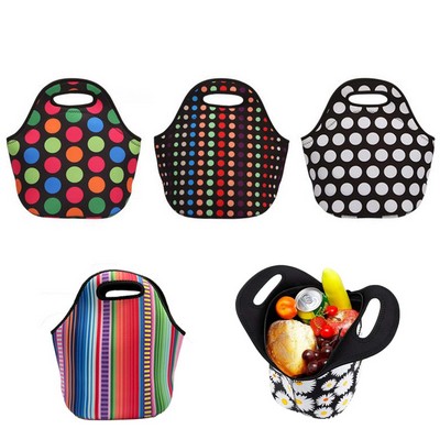 Portable Waterproof Neoprene Lunch Tote Bag