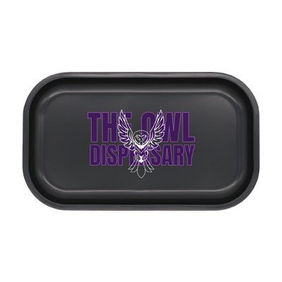 Quick Print Custom Medium Metal Rolling Tray (10.5"x6")