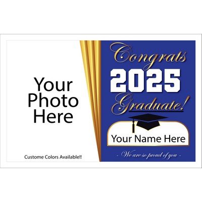 Graduation 2025: Custom Photo Yard Sign