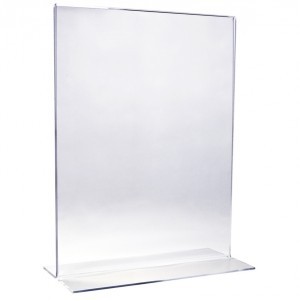 Counter Top/ Table Top Vertical Double Sided Bottom Loading Frame (4"x9")