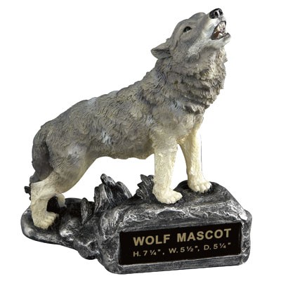 Howling Wolf Mascot Trophy