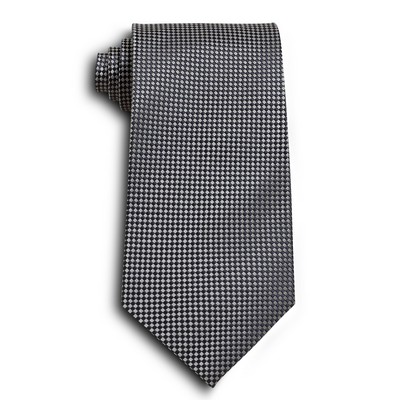 Gray Carlton Silk Tie