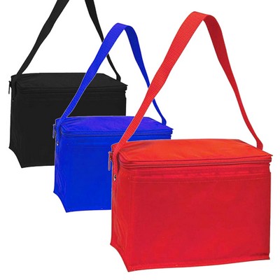 420D Nylon Insulated 6-Pack Cooler (9"x6¼"x5¼")