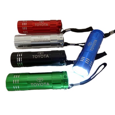 Push-Button Aluminum LED Flashlight