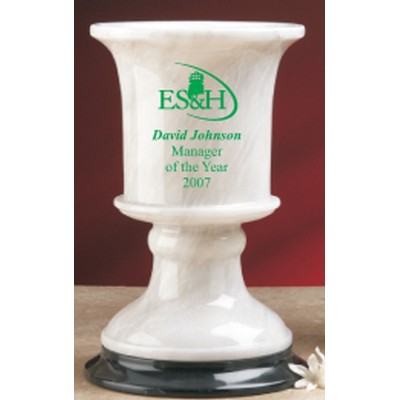 12" White Genuine Marble Tennessee Winner's Cup Award