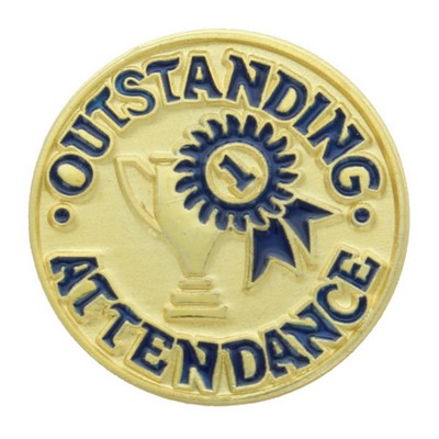 Outstanding Attendance Award Pin