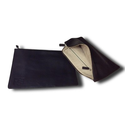 Document Holder with Zipper (Debossed)