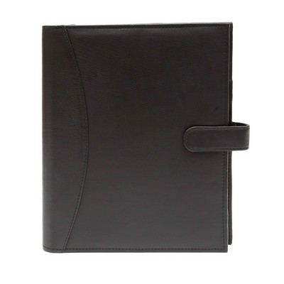 Ashlin® Designer Hough Midnight Black Refillable Journal Cover