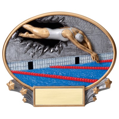 Motion X Oval - Swimming Award (Female)