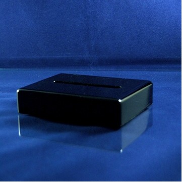 LED Lighted Gloss Black Wood Award Base (4.5"x3.5"x1")