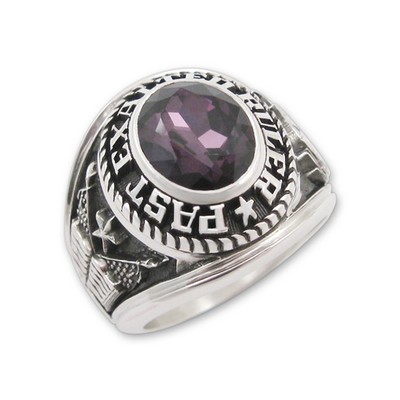 Legendary Series Men's Center Stone Collegiate Ring (12x10 Center Stone)