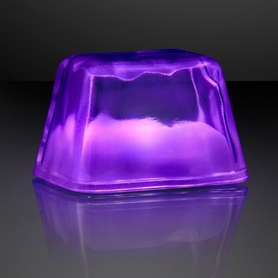 Inspiration Ice Cube w/ Purple Lights - BLANK