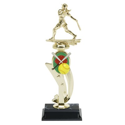 Gold Standard Softball Trophy Female 13" Tall