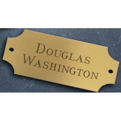 Brass Name Plates 8"x12"