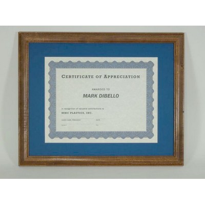 Walnut Hardwood Document Frame - 11x14