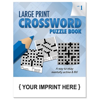 LARGE PRINT Crossword Puzzle Book - Volume 1