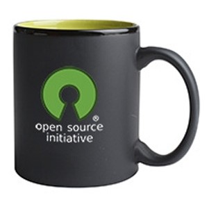 11 Oz. Hilo C-Handle Mug (Matte Black/Green)