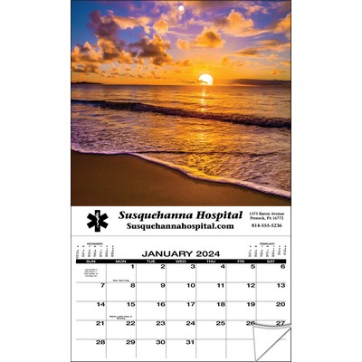 Stock Apron Wall Calendar