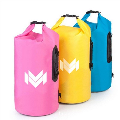 25L Double Shoulders Waterproof Dry Bag w/Handle