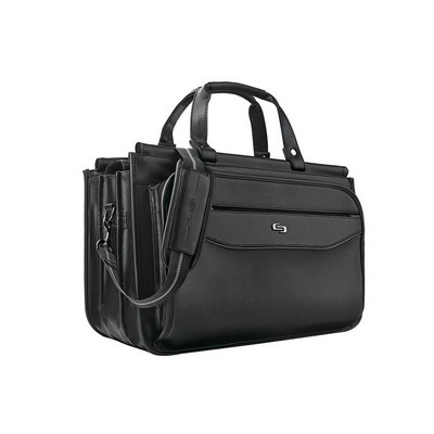 Solo New York Harrison Triple Compartment Briefcase