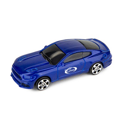 3" 1:64 Scale Die Cast Metal Blue Ford® Mustang GT 2015(u)