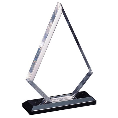 Clear Triangle Acrylic Award 6 1/2"H