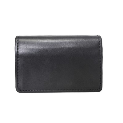 Ashlin® Designer Francois RFID Blocking Tuscany Leather Business Card Holder w/ID Section