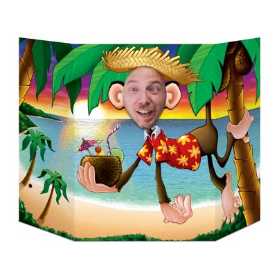 Luau Monkey Photo Prop