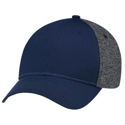 Full-Fit Polycotton/Polyester Marl Cap