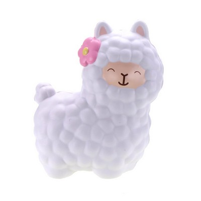 Slow Rising Scented White Alpaca Squishy